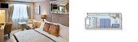Deluxe Cabin με μεγάλο παράθυρο - Κατηγορίες C, D, & E. 