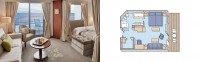 Penthouse Suite με Βεράντα - Κατηγορία PS