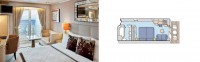 Deluxe Stateroom με Βεράντα - Κατηγορίες Α και Β