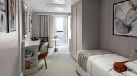 Μονή Concierge Level Εξωτερική Καμπίνα με μπαλκόνι (Κατ. S)