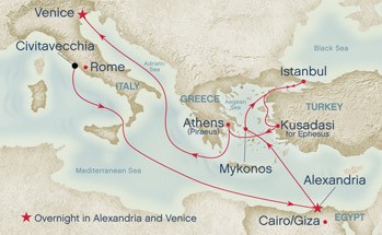 Egypt & Aegean Roundtrip Rome (Pri2013a)