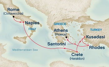 Greek Isles - Athens to Rome (Pri2013)