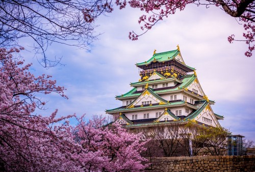Οσάκα: Το κάστρο της Οσάκα. Οσάκα. Ιαπωνία.


